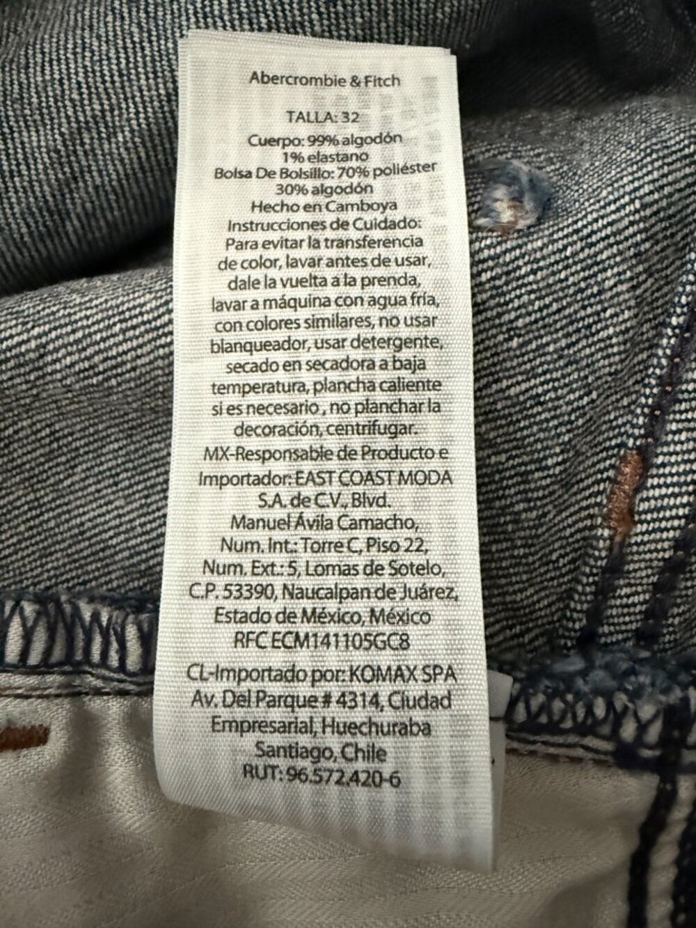 Abercrombie & Fitch Curve Love Mid Rise 90s Straight Studded Jeans Dark Wash Siz - Picture 11 of 14